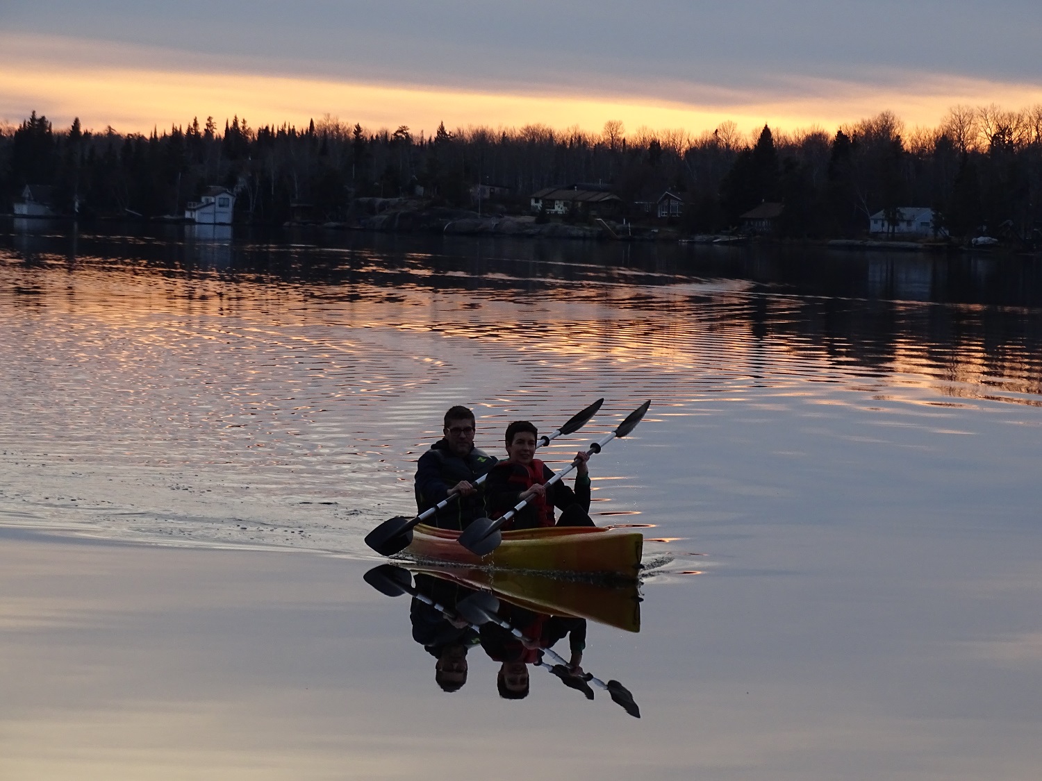 Kayaking in November