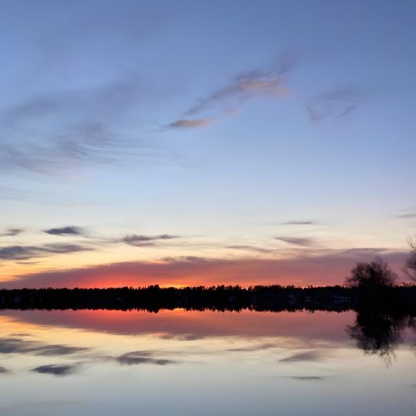 Sunset along Brereton Lake, showcasing the magical views people can experience during romantic getaways.